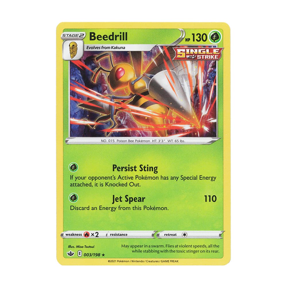 Chilling Reign CRE Beedrill 003/198