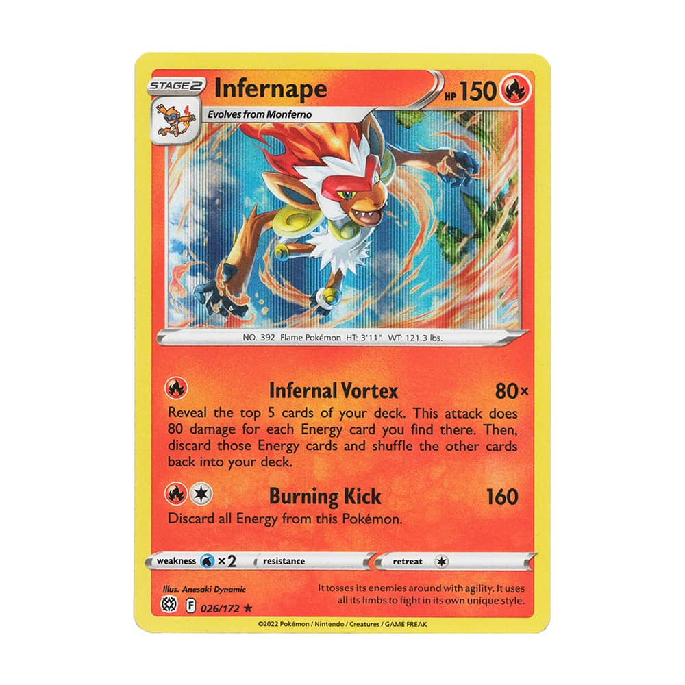 Brilliant Stars BRS Infernape 026/172