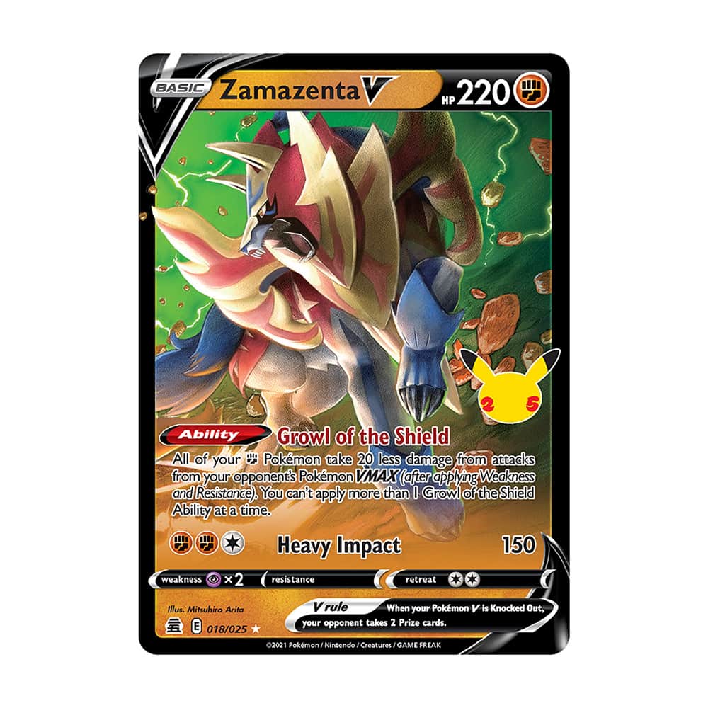 Celebrations CEL Zamazenta V 018/025