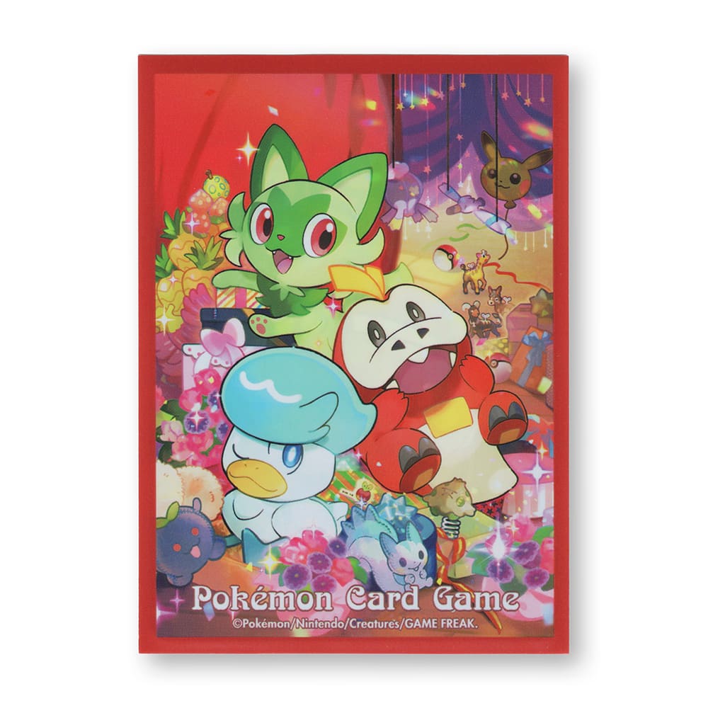 Pokémon Center Japan 2023 Sprigatito, Fuecoco & Quaxly's Gift Individual Card Sleeve