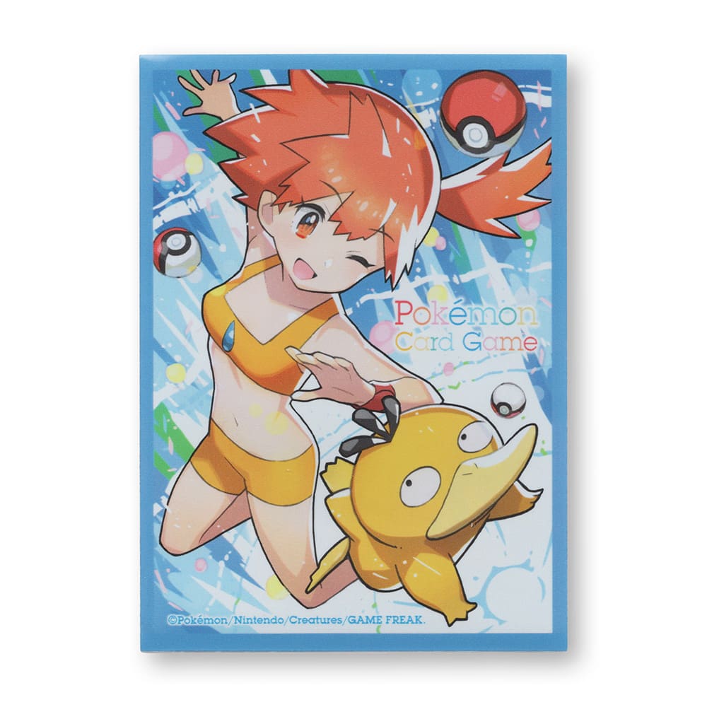 Pokémon Center Japan 2016 Misty & Psyduck Individual Card Sleeve