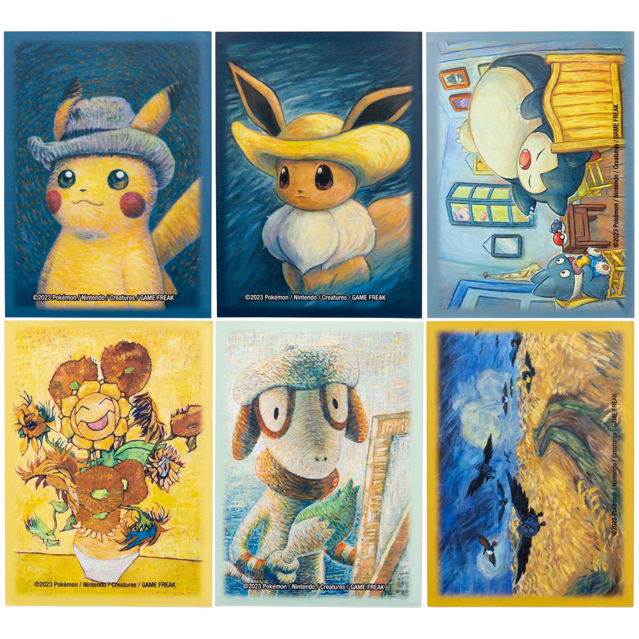 Pokémon Center UK 2023 Pokémon Center × Van Gogh Museum Individual Card Sleeve